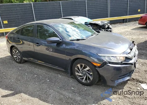 2018 Honda Civic Ex из США, поврежденный, VIN 2HGFC2F74JH569711